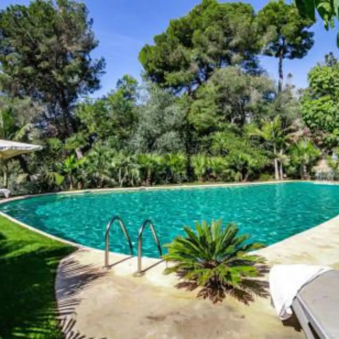 Swimming pool of Houses for rent in Marbella  with Air Conditioner, Private garden and Swimming Pool