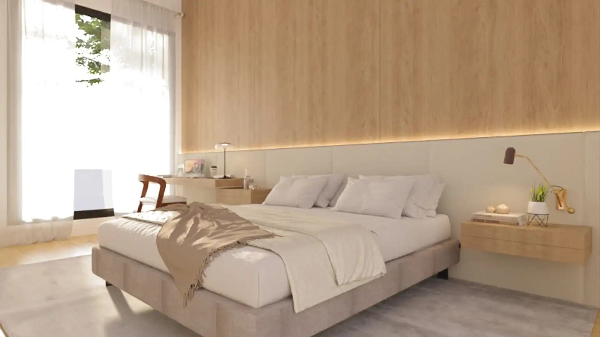 Bedroom of Flat for sale in Girona Capital  with Air Conditioner, Heating and Parquet flooring