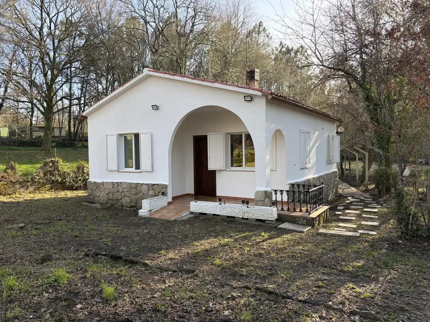 Vista exterior de Casa o xalet en venda en Vilamarín