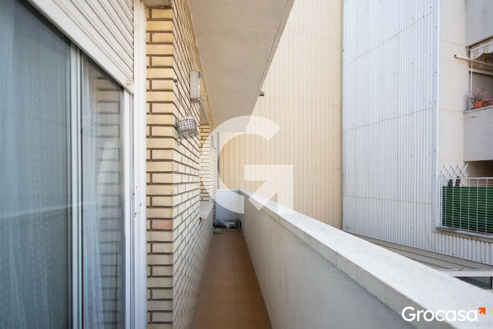 Balcony of Flat for sale in Sant Vicenç Dels Horts  with Heating, Furnished and Oven