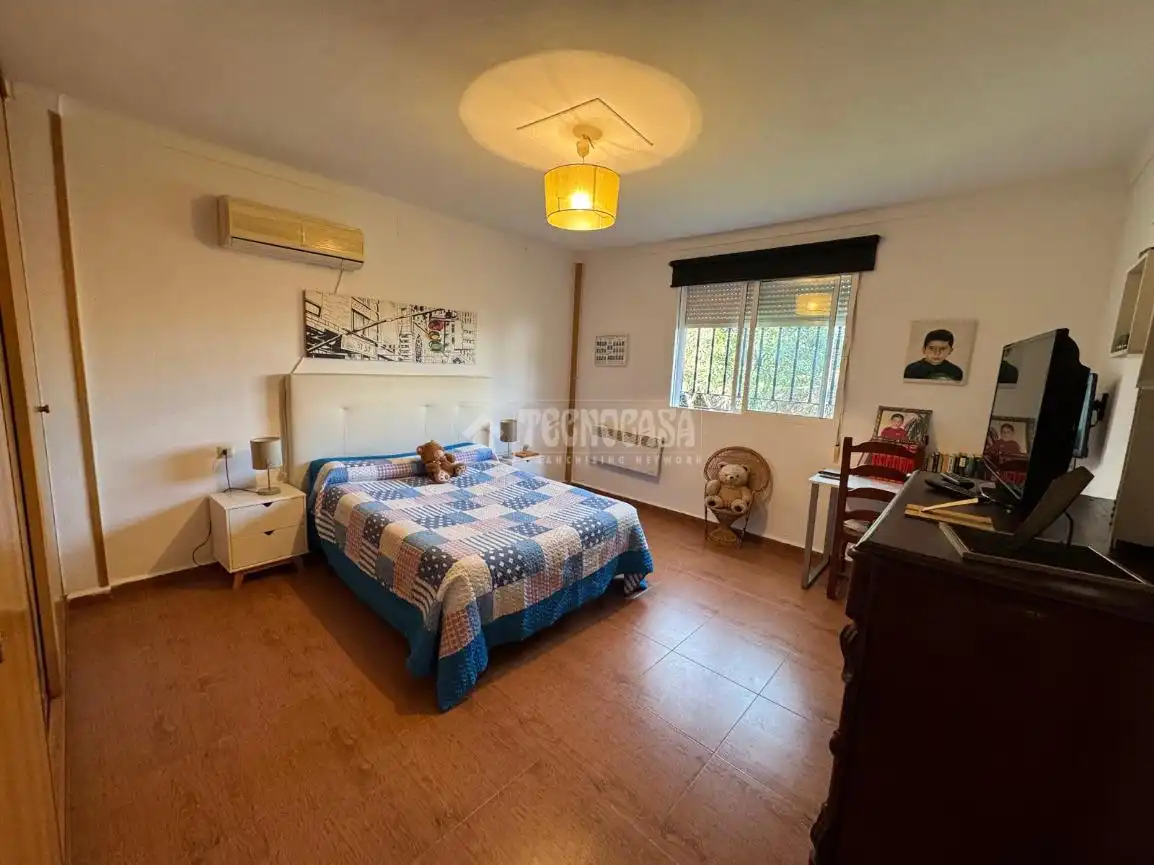 Schlafzimmer von Country house zum Verkauf in Badajoz mit Klimaanlage, Privatgarten und Terrasse