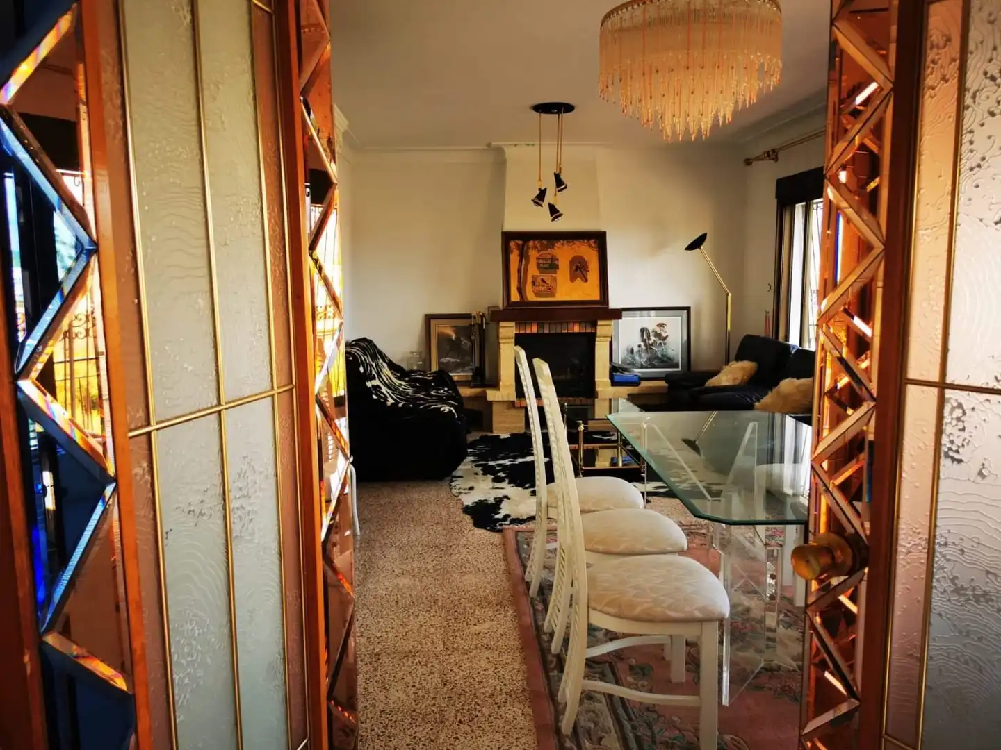 Sala de estar de Casa o chalet de alquiler en Polop con Calefacción, Jardín privado y Terraza
