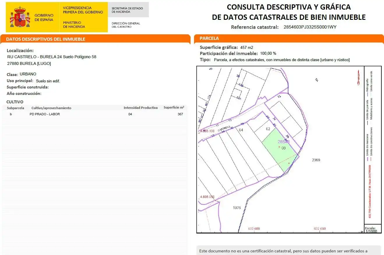 Residencial en venta en Castrelo, 24, Burela