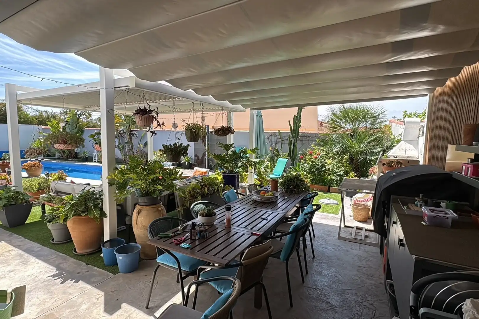 Terrassa de Casa o xalet en venda en Torrevieja amb Aire condicionat, Calefacció i Jardí privat