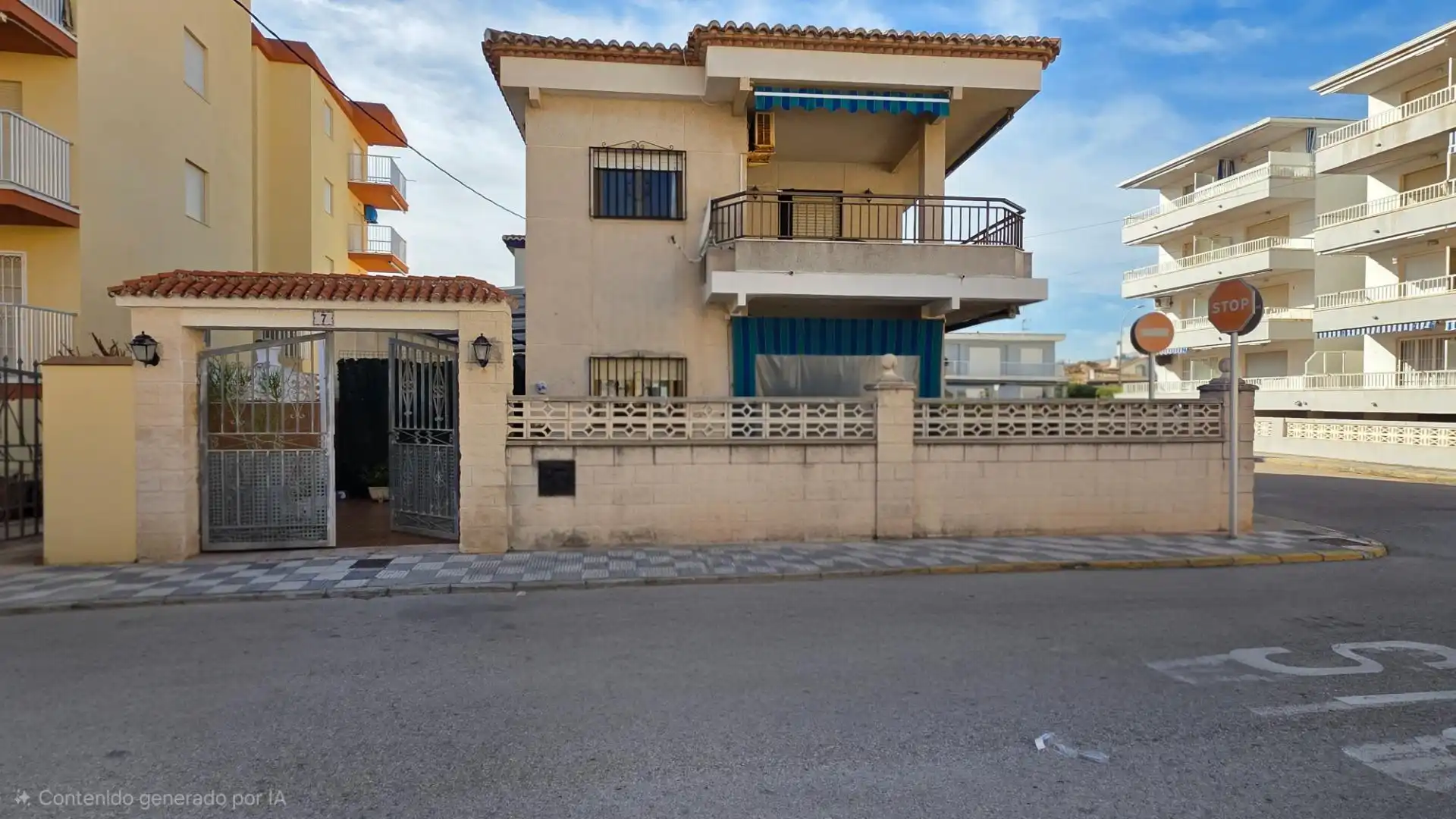 Vista exterior de Casa o chalet en venta en Bellreguard con Terraza