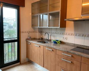 Kitchen of Flat to rent in Santiago de Compostela   with Furnished