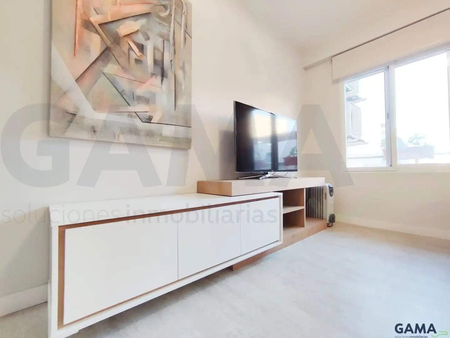Sala d'estar de Apartament de lloguer en Alzira amb Aire condicionat i Moblat
