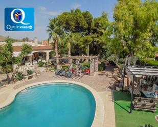 Swimming pool of House or chalet for sale in Alicante / Alacant  with Air Conditioner, Heating and Terrace