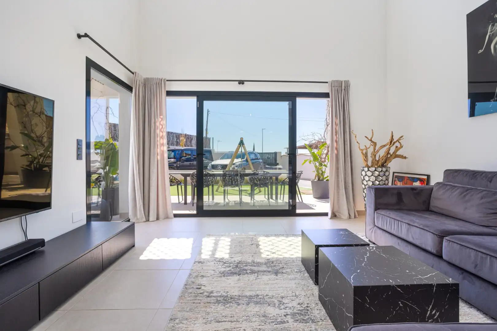 Sala de estar de Casa o chalet en venta en Rojales con Aire acondicionado, Jardín privado y Terraza