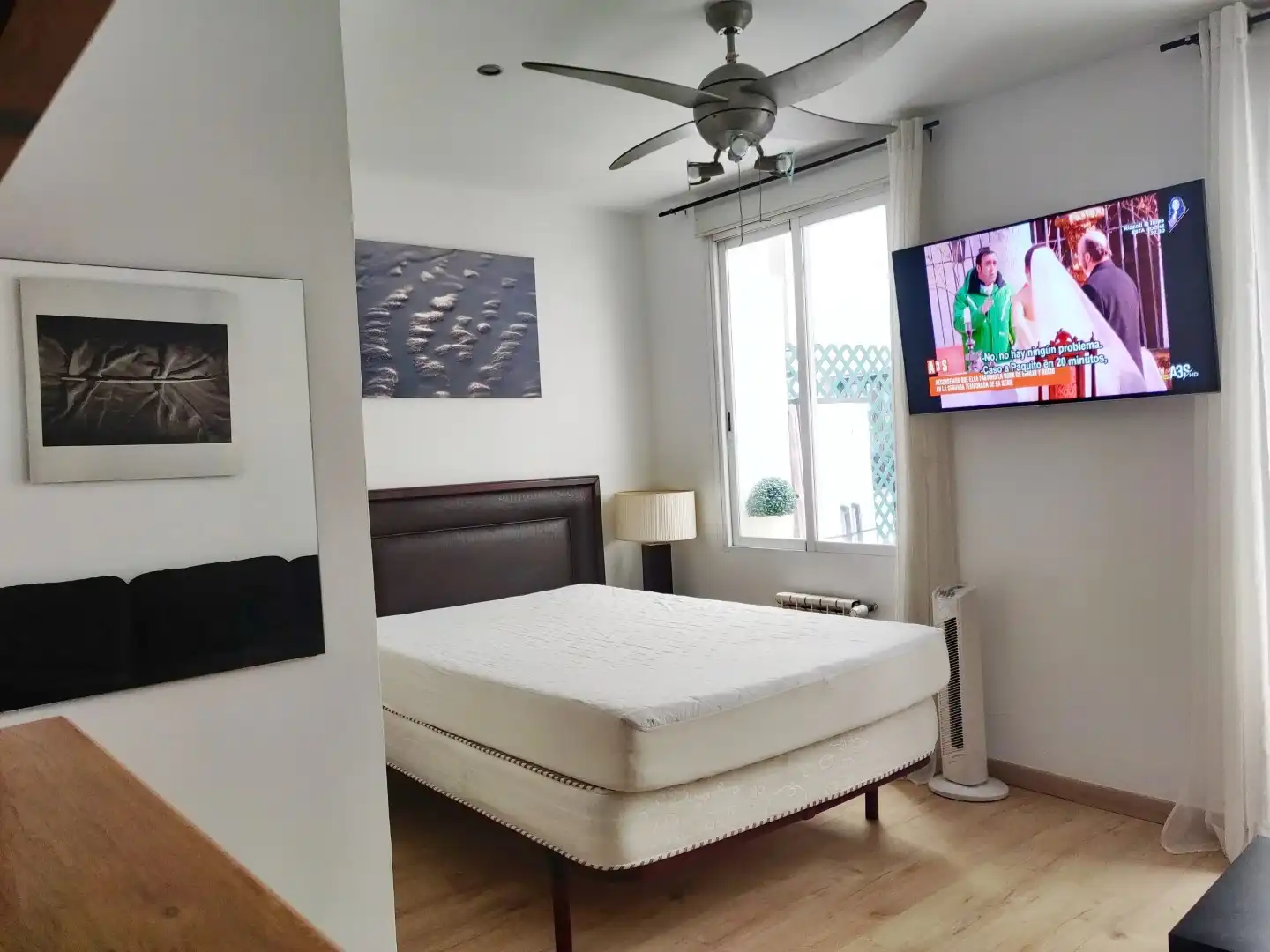 Bedroom of Study for rent in Madrid  with Heating and Terrace