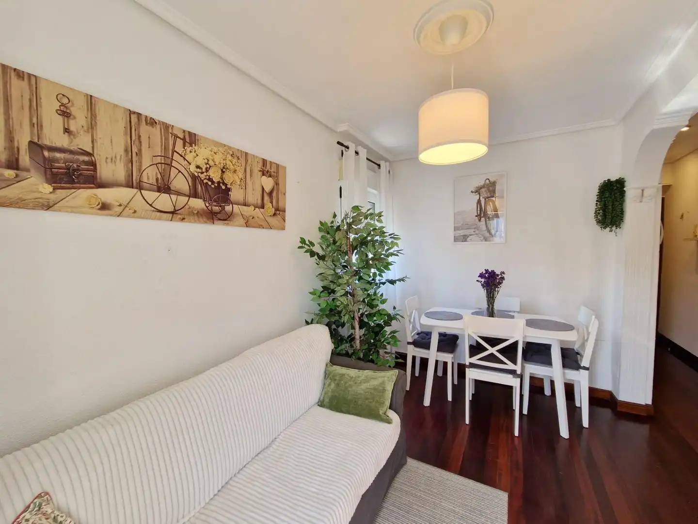 Esszimmer von Wohnung zur Miete in Santander mit Heizung, Terrasse und Möbliert