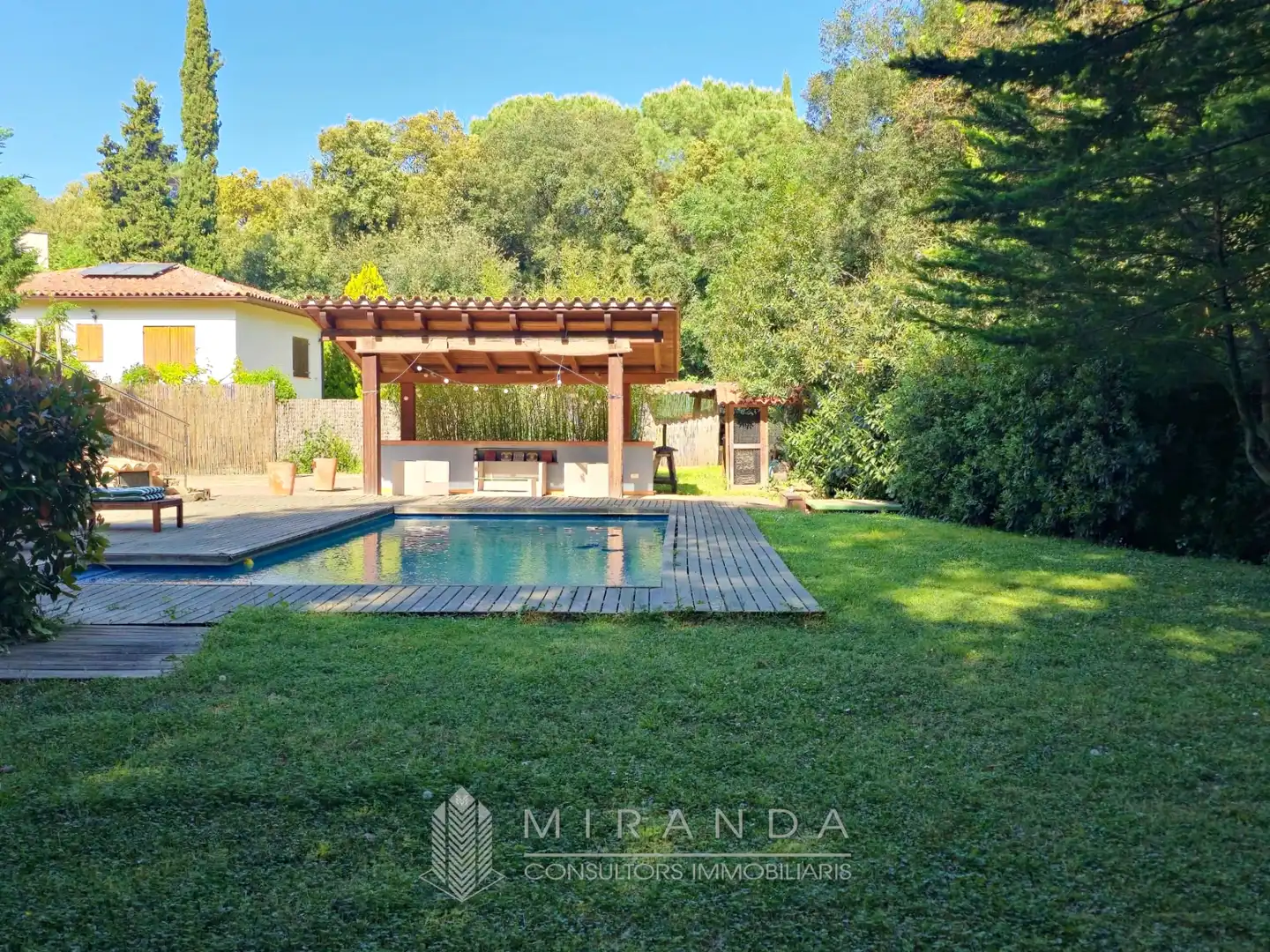 Jardí de Casa o xalet en venda en Sant Pere de Vilamajor amb Aire condicionat, Calefacció i Jardí privat
