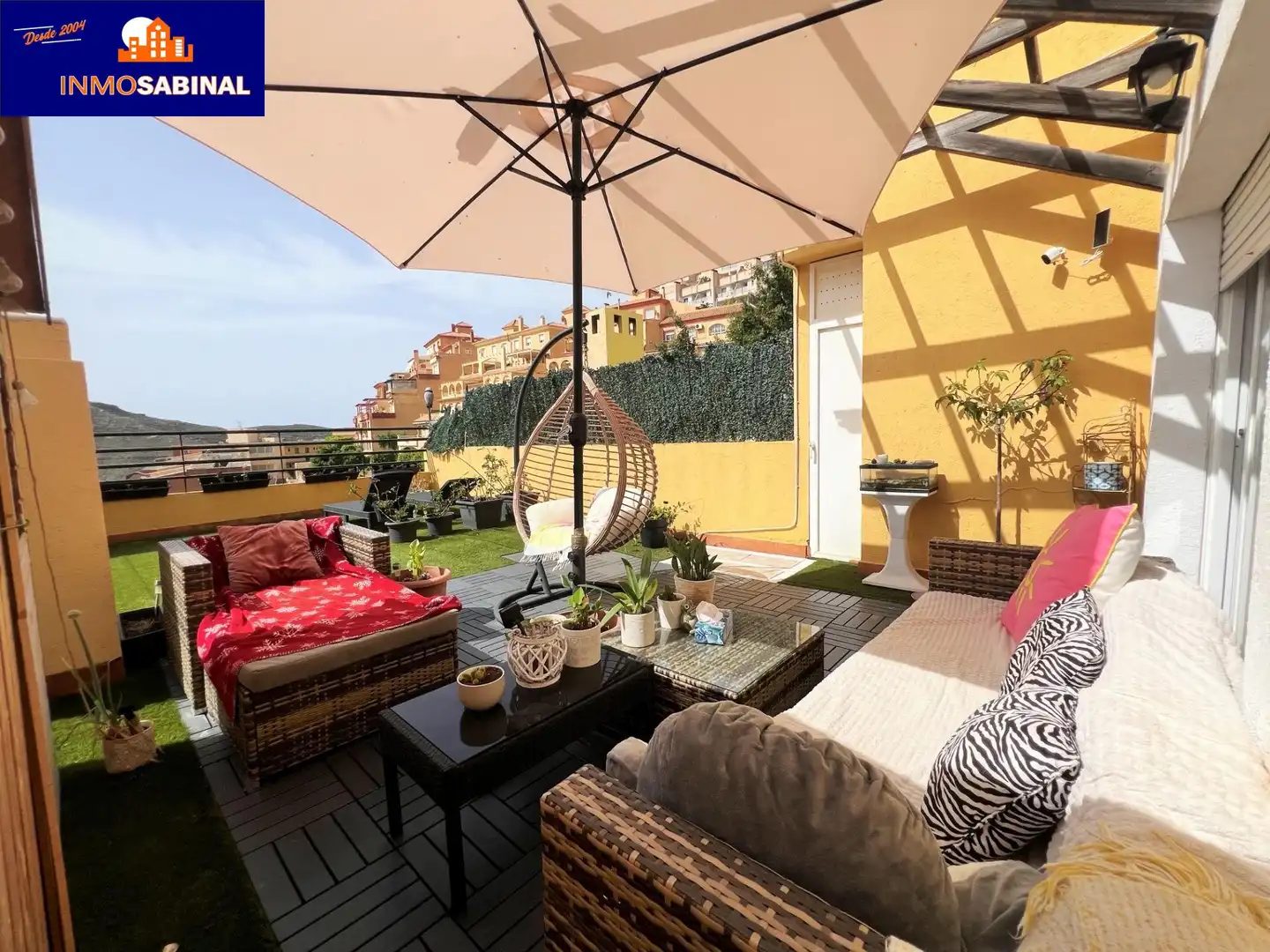 Terraza de Casa adosada en venta en Vícar con Aire acondicionado, Calefacción y Terraza
