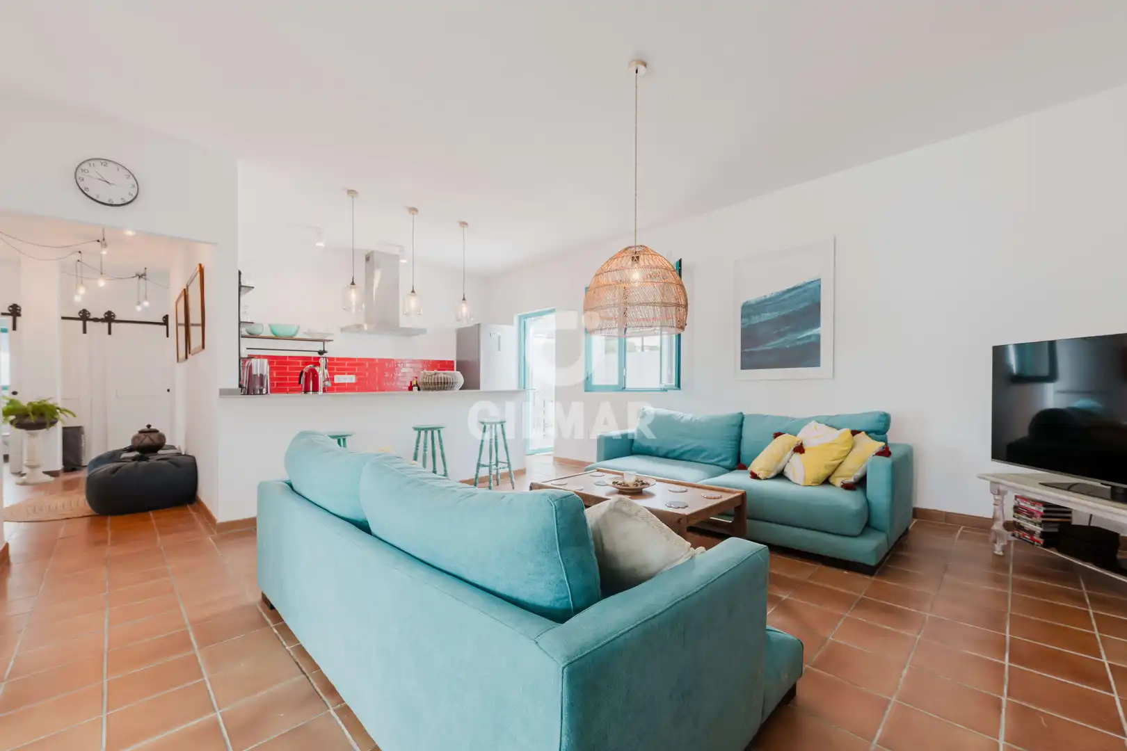 Living room of Houses for sale in Barbate  with Heating, Private garden and Swimming Pool