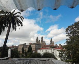 Exterior view of Flat to rent in Santiago de Compostela   with Heating, Terrace and Furnished