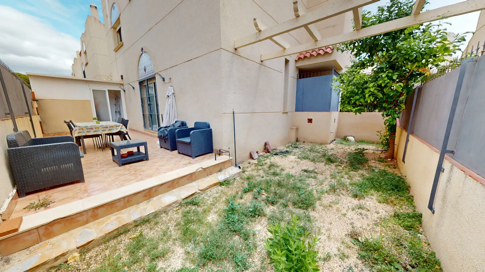 Terrace of Detached homes for sale in El Campello  with Air Conditioner, Private garden and Terrace