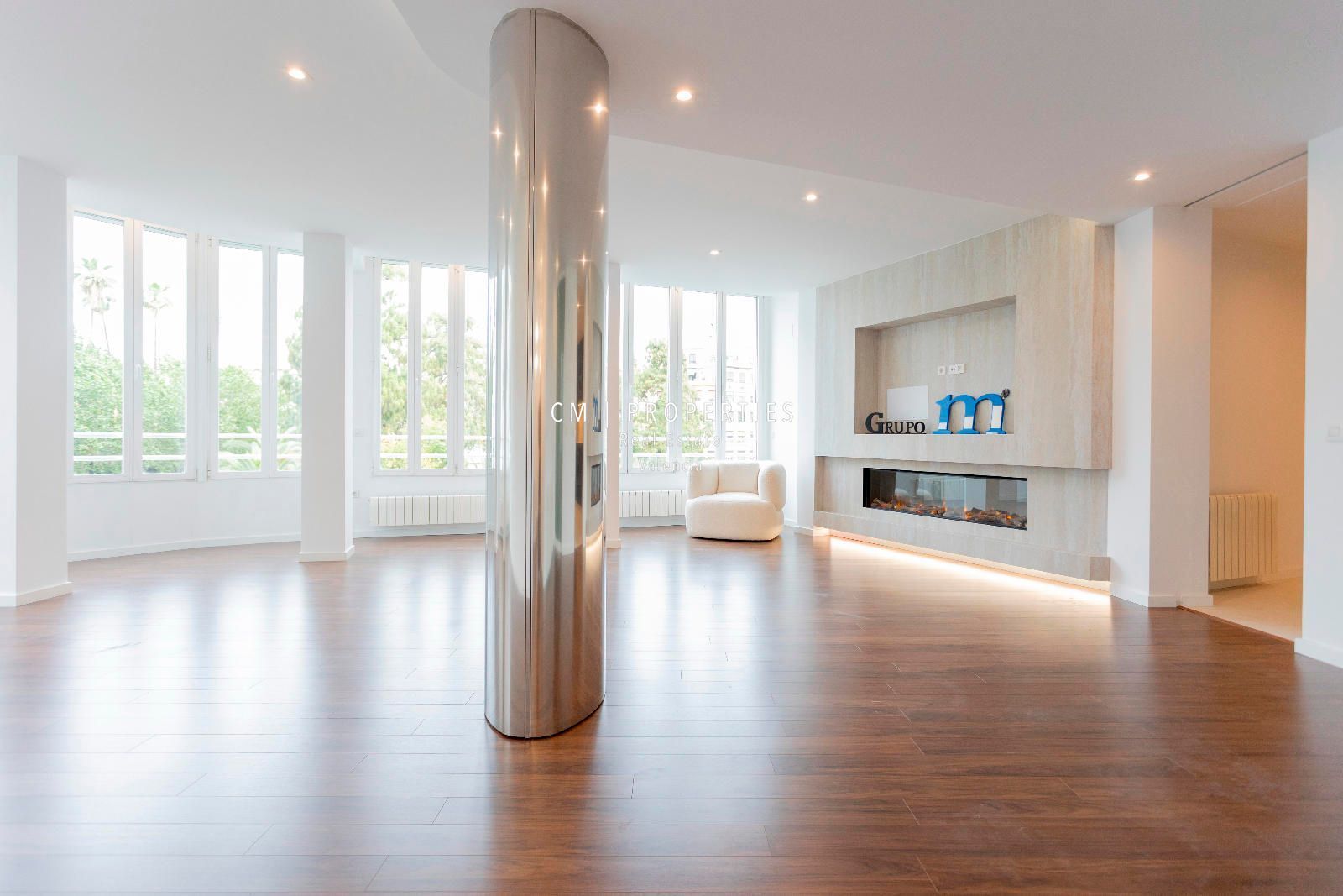 Sala d'estar de Pis en venda en  Valencia Capital amb Aire condicionat, Calefacció i Parquet