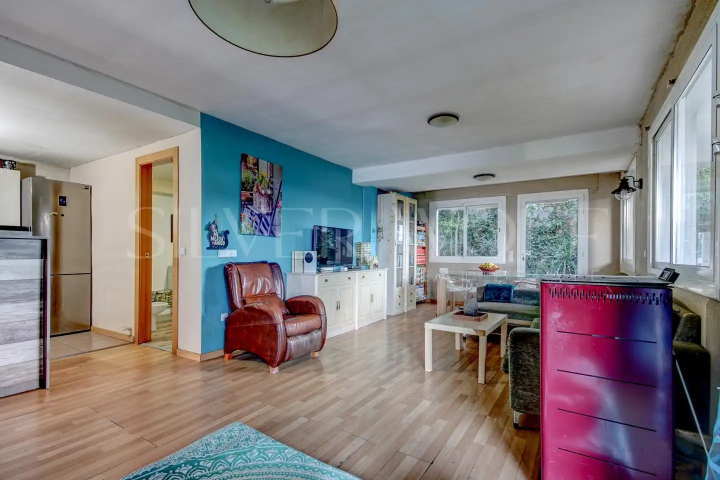 Sala d'estar de Casa o xalet en venda en Argentona amb Calefacció, Jardí privat i Terrassa