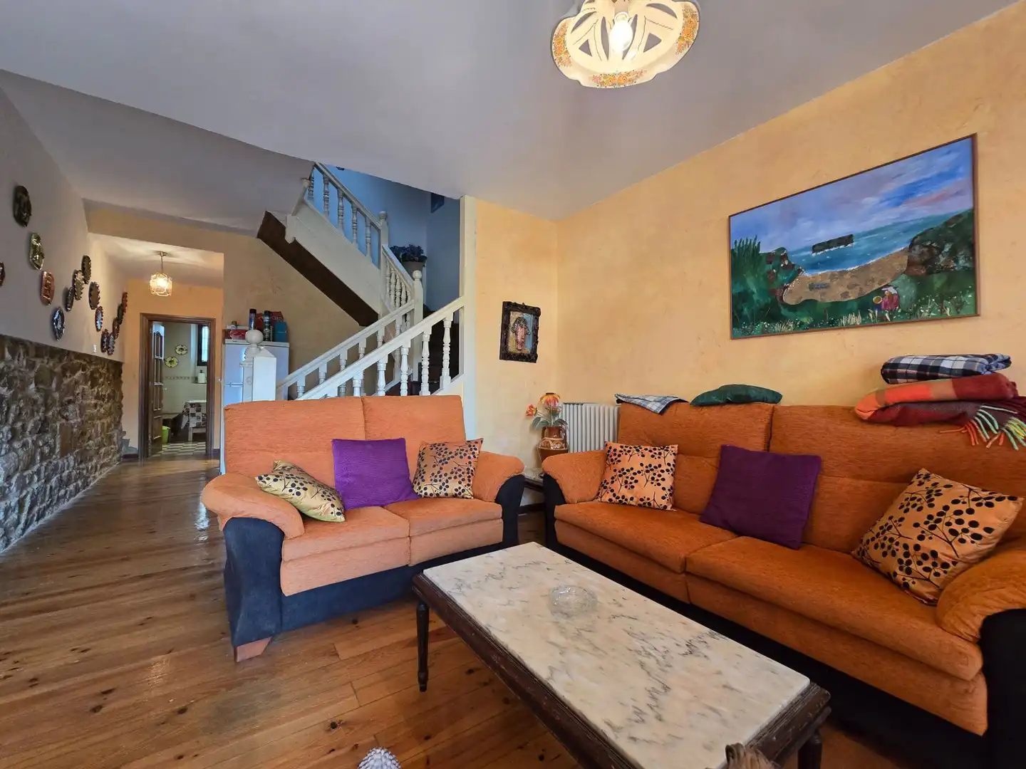 Living room of Houses for sale in Llanes  with Heating and Terrace