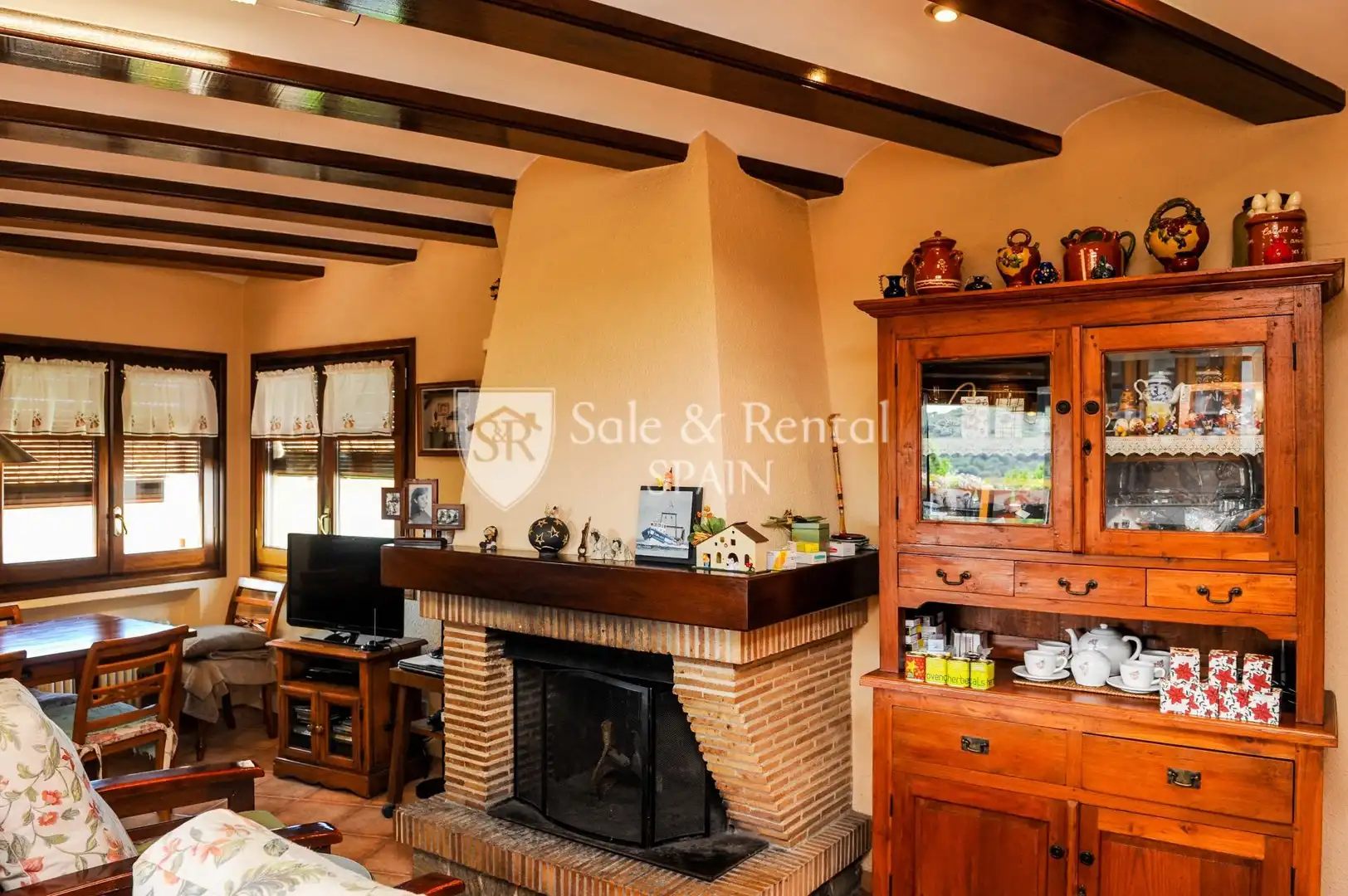 Sala de estar de Casa o chalet en venta en Blanes con Calefacción, Jardín privado y Terraza