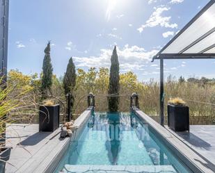 Vista exterior de Casa o xalet en venda en Mollet de Peralada amb Aire condicionat, Terrassa i Piscina