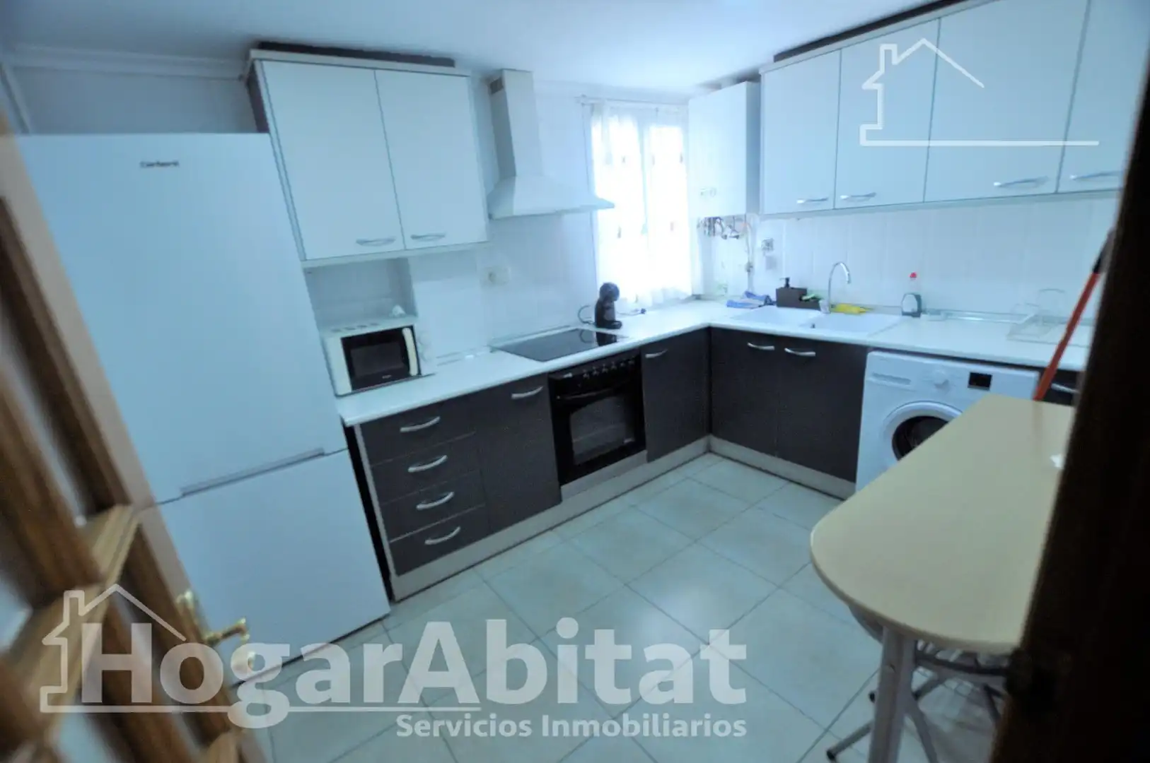 Küche von Dachboden zum Verkauf in Valencia mit Klimaanlage, Heizung und Terrasse