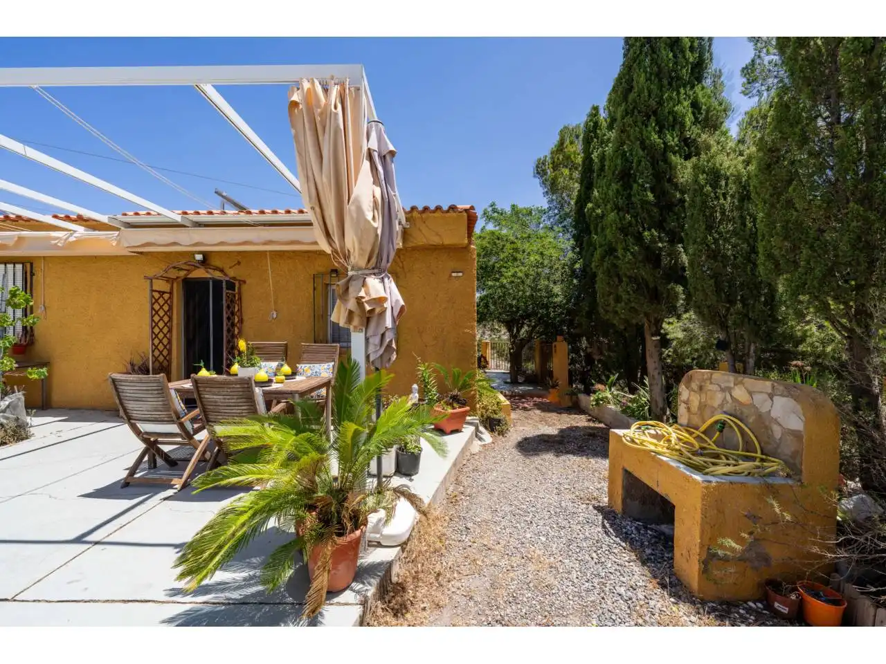 Terraza de Finca rústica en venta en Felix con Jardín privado, Terraza y Amueblado