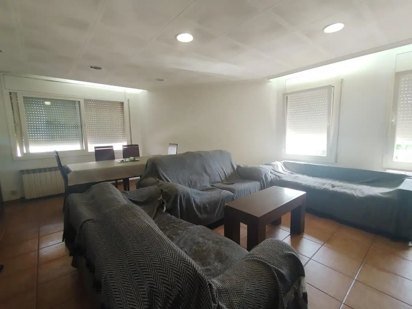 Sala de estar de Casa adosada en venta en Palafolls