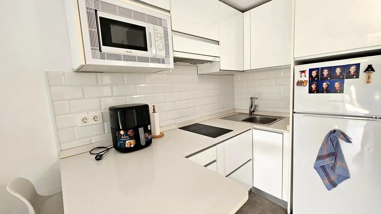 Cocina de Dúplex de alquiler en San Bartolomé de Tirajana con Aire acondicionado, Jardín privado y Terraza