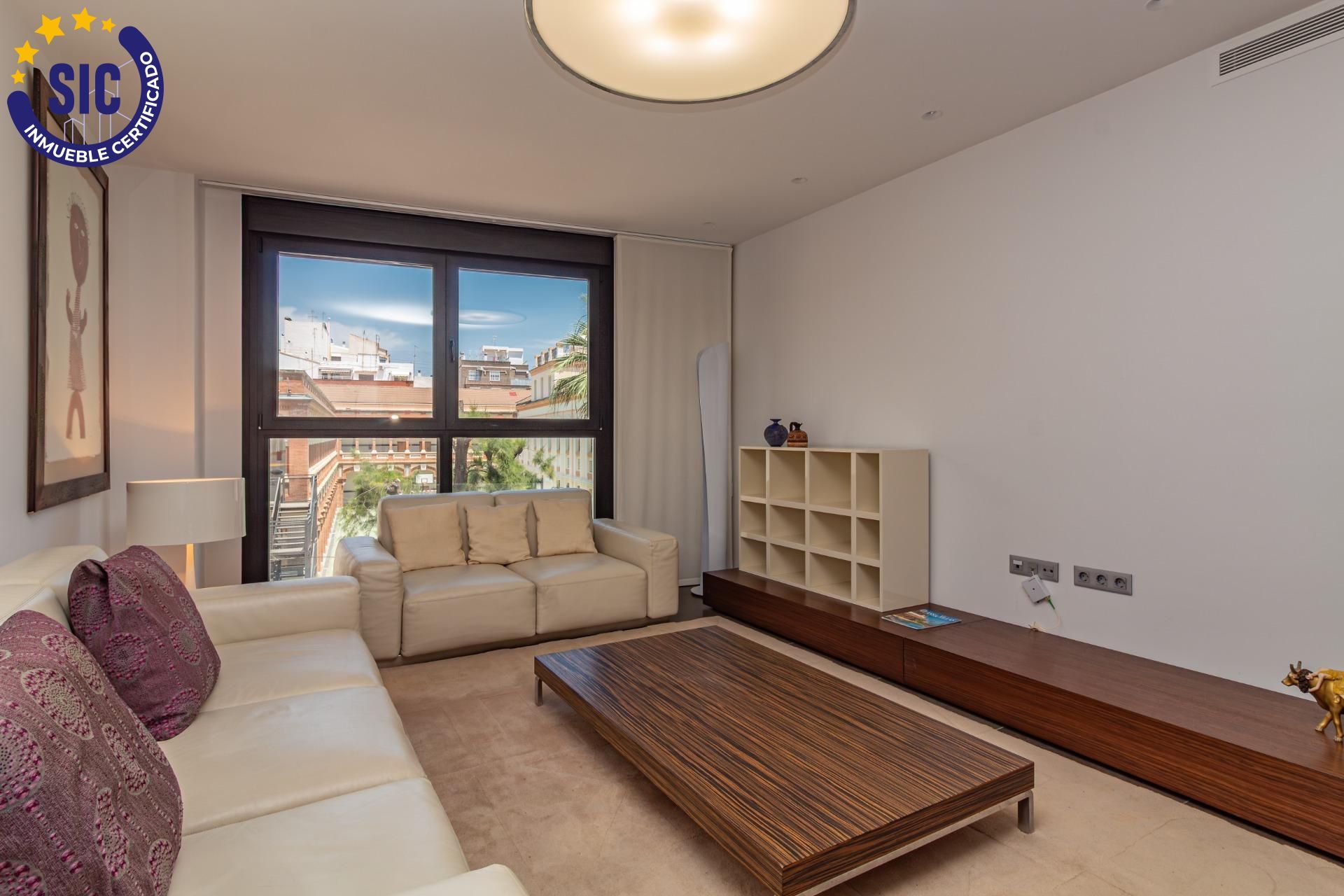 Wohnzimmer von Wohnung zum Verkauf in Castellón de la Plana / Castelló de la Plana mit Klimaanlage und Abstellraum