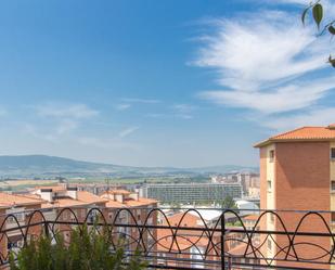 Terrace of Flat to rent in  Pamplona / Iruña  with Heating, Furnished and Balcony