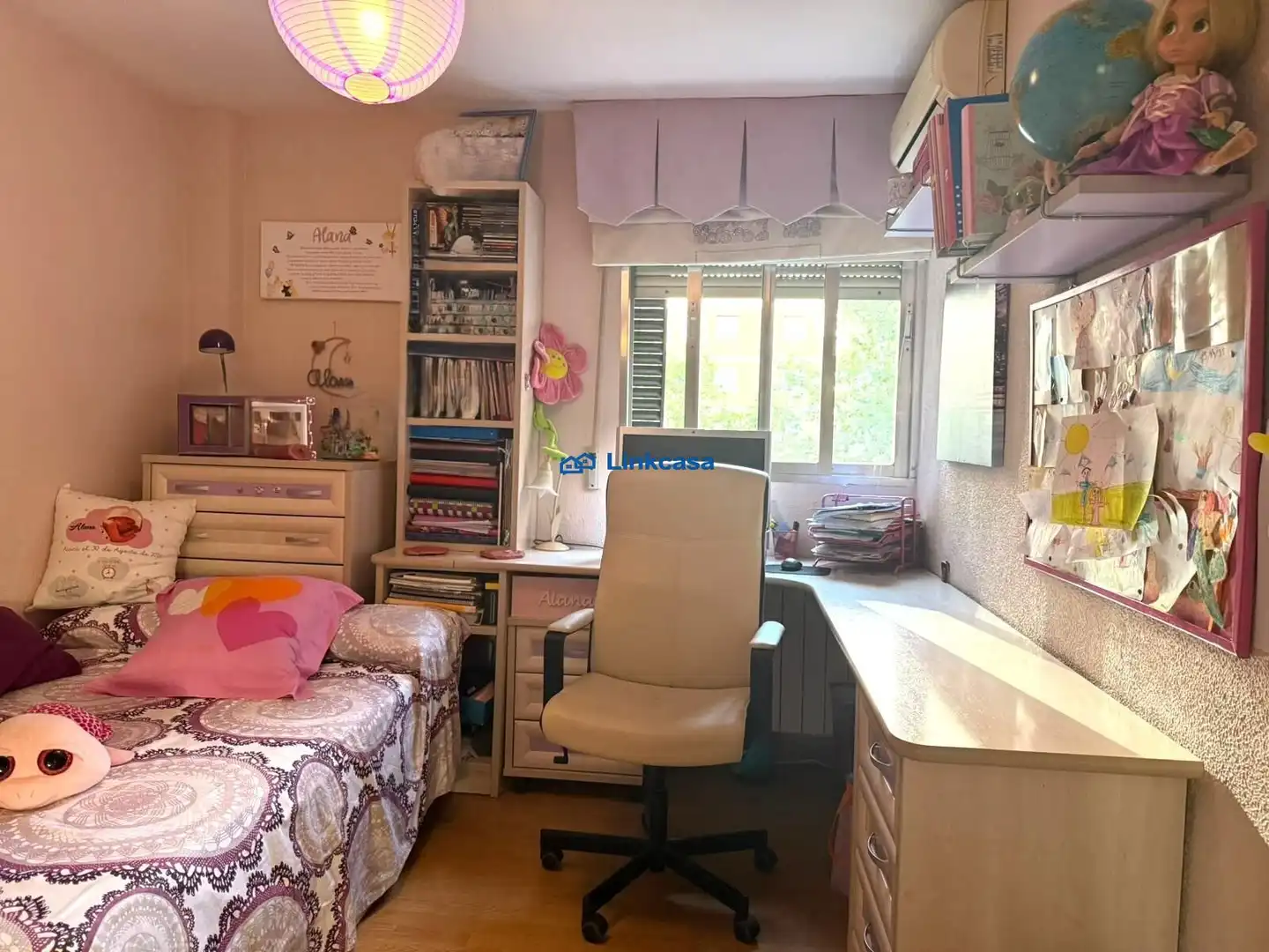 Bedroom of Flat for sale in Madrid  with Air Conditioner, Heating and Private garden