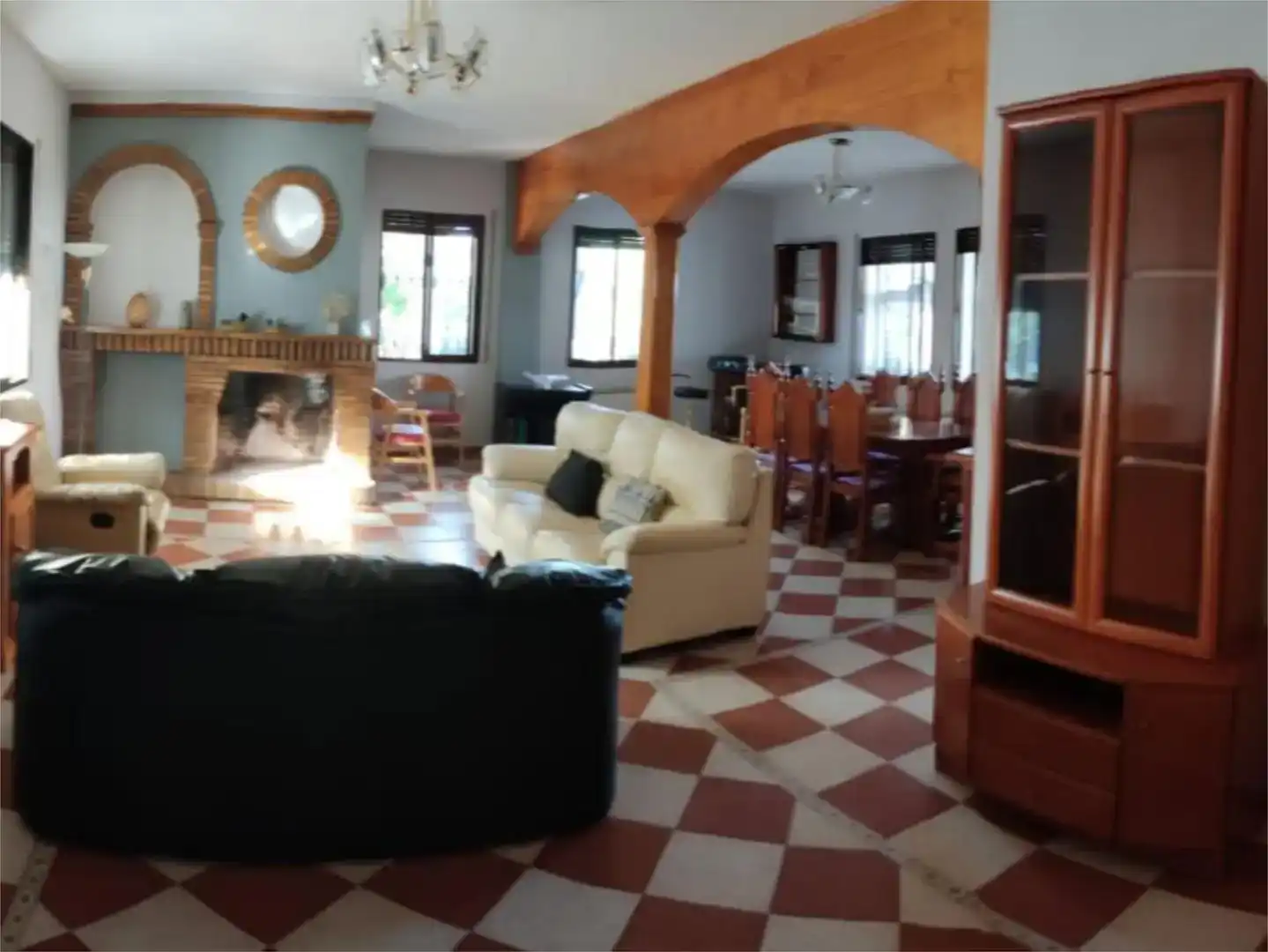 Sala d'estar de Pis en venda en Santa Elena amb Jardí privat, Traster i Moblat
