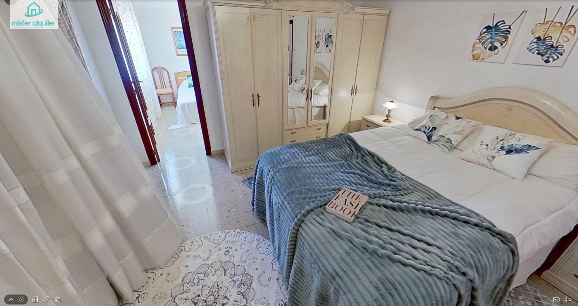 Dormitori de Apartament de lloguer en Jijona / Xixona amb Calefacció i Alarma