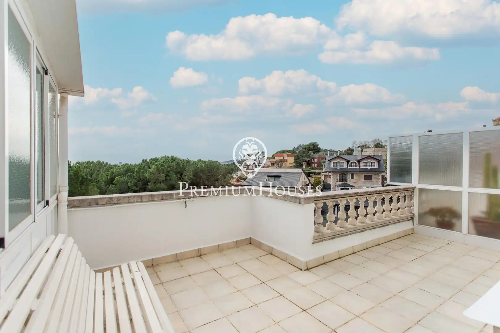 Terraza de Casa o chalet en venta en Badalona con Aire acondicionado, Calefacción y Jardín privado