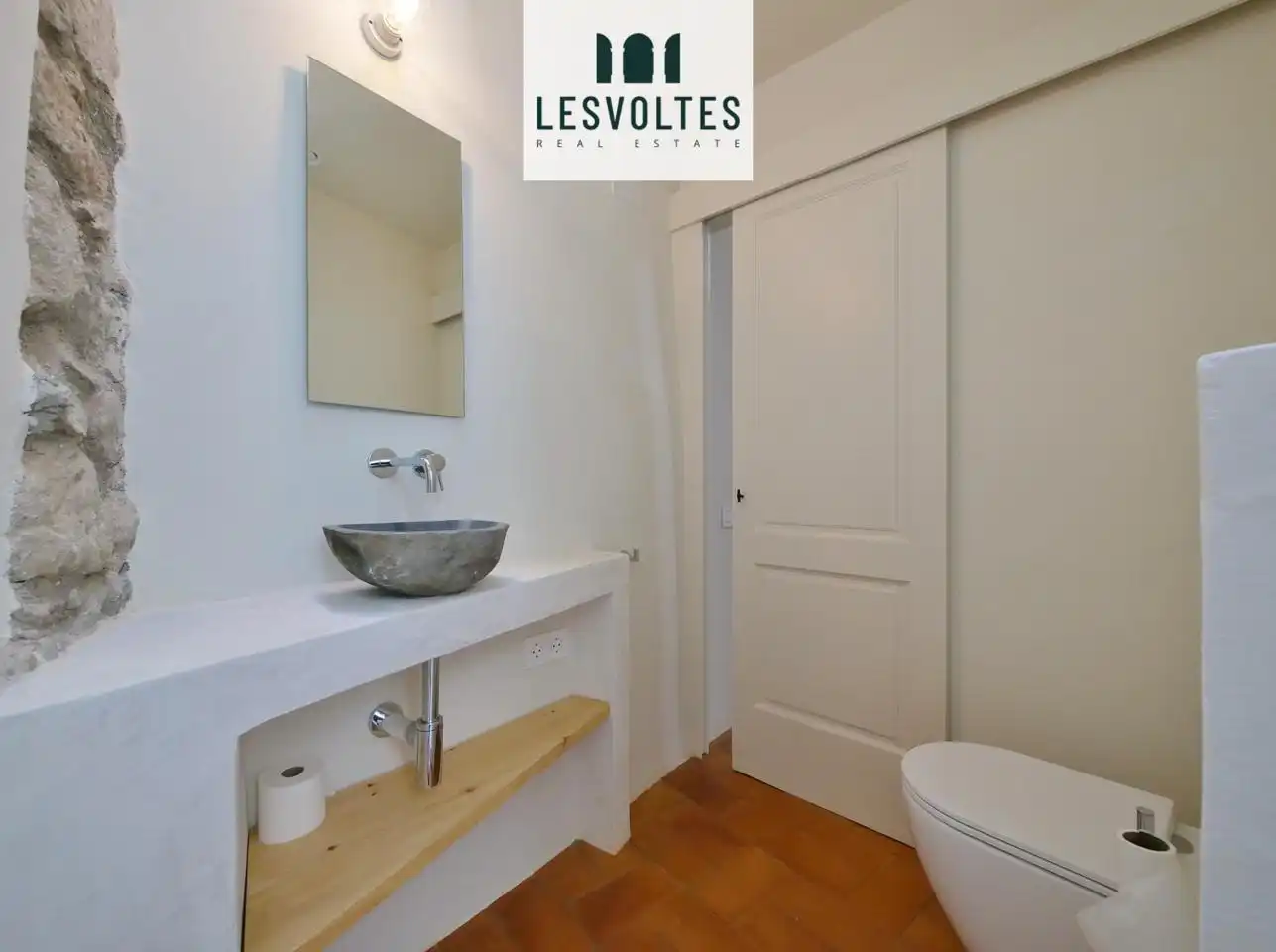 Baño de Casa o chalet de alquiler en Rupià con Aire acondicionado, Calefacción y Jardín privado