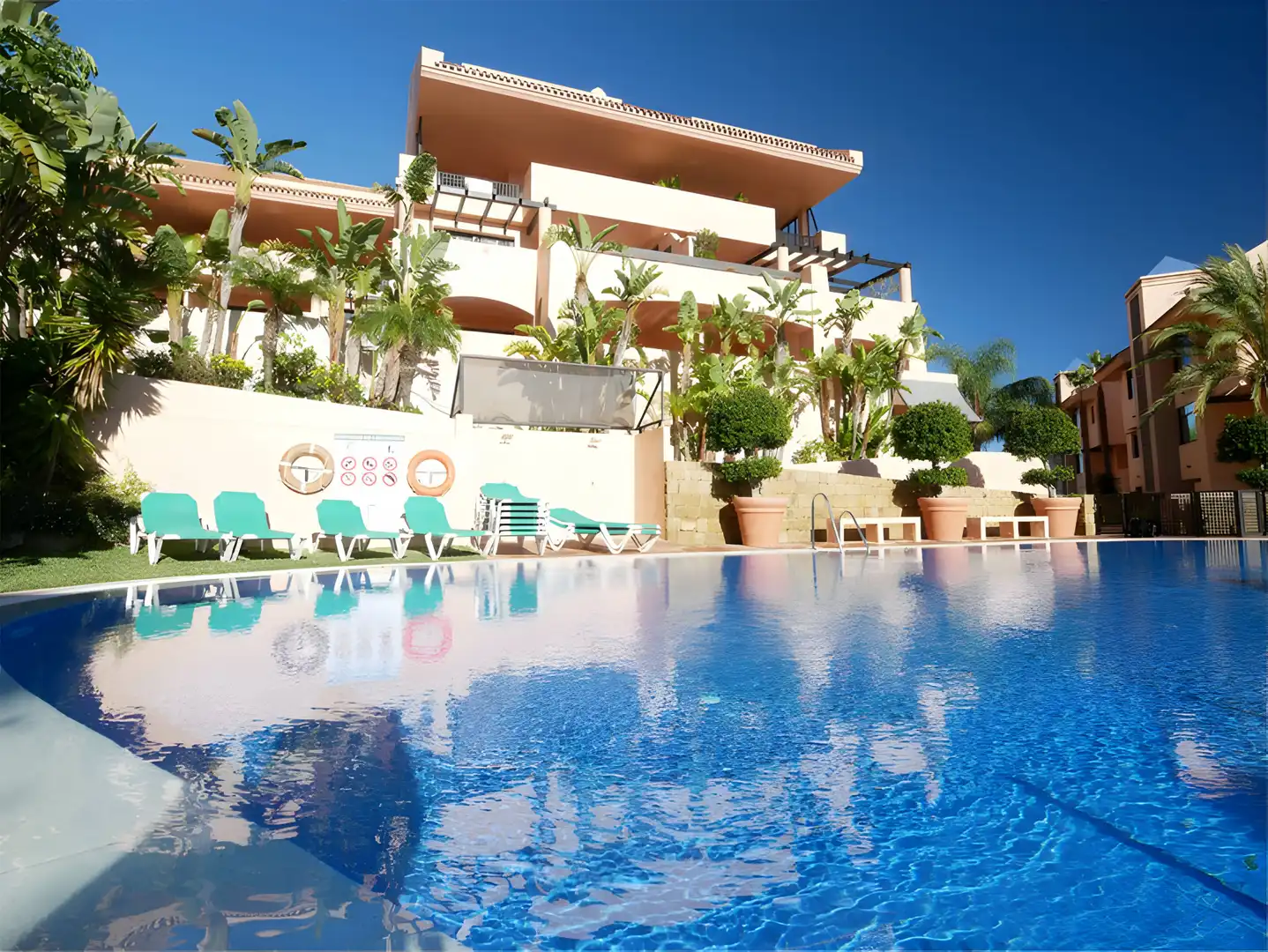 Swimming pool of Ground floor for sale in Mijas  with Air Conditioner, Terrace and Storage room