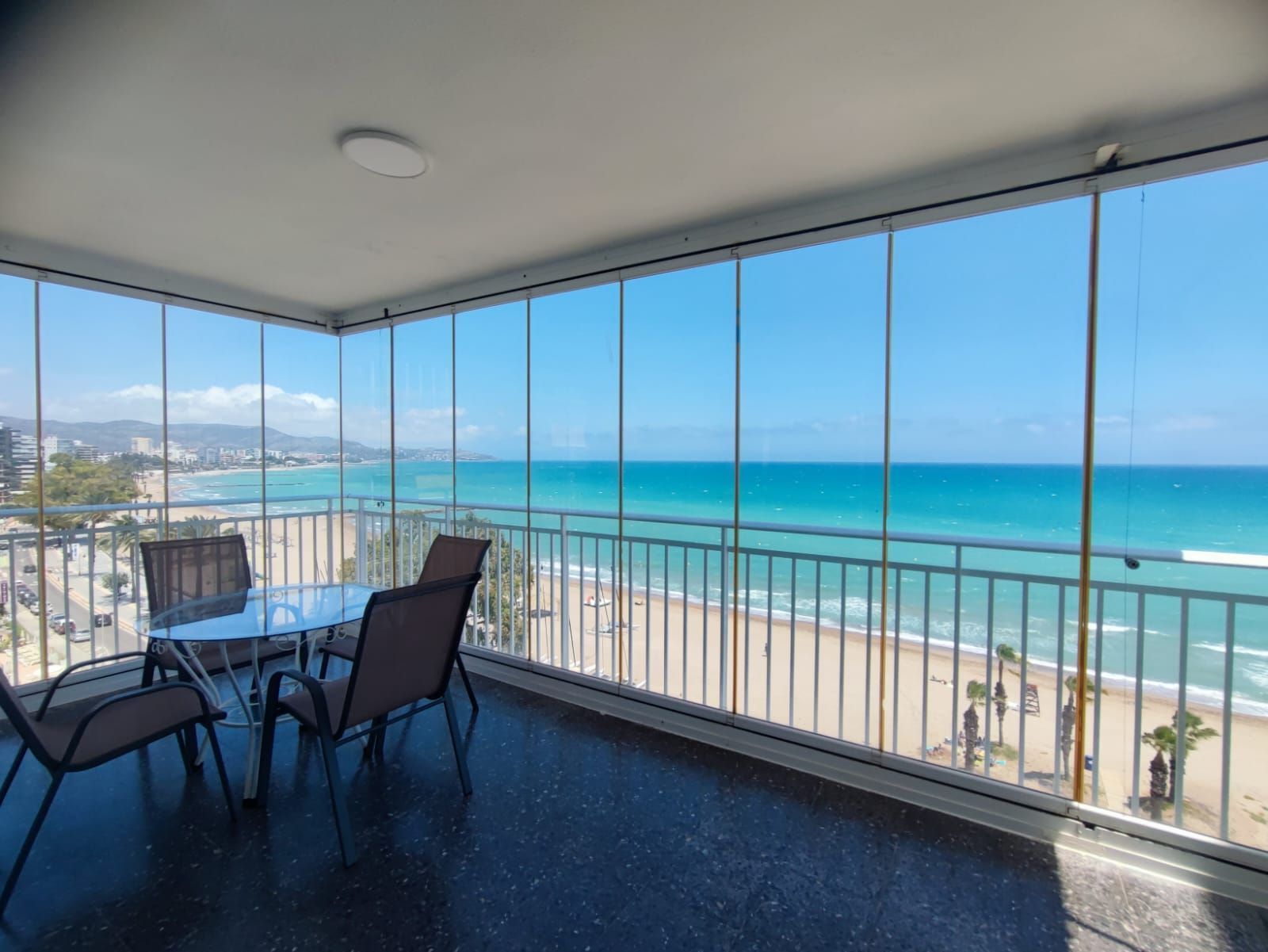 Terrassa de Apartament de lloguer en Benicasim / Benicàssim amb Jardí privat, Terrassa i Traster