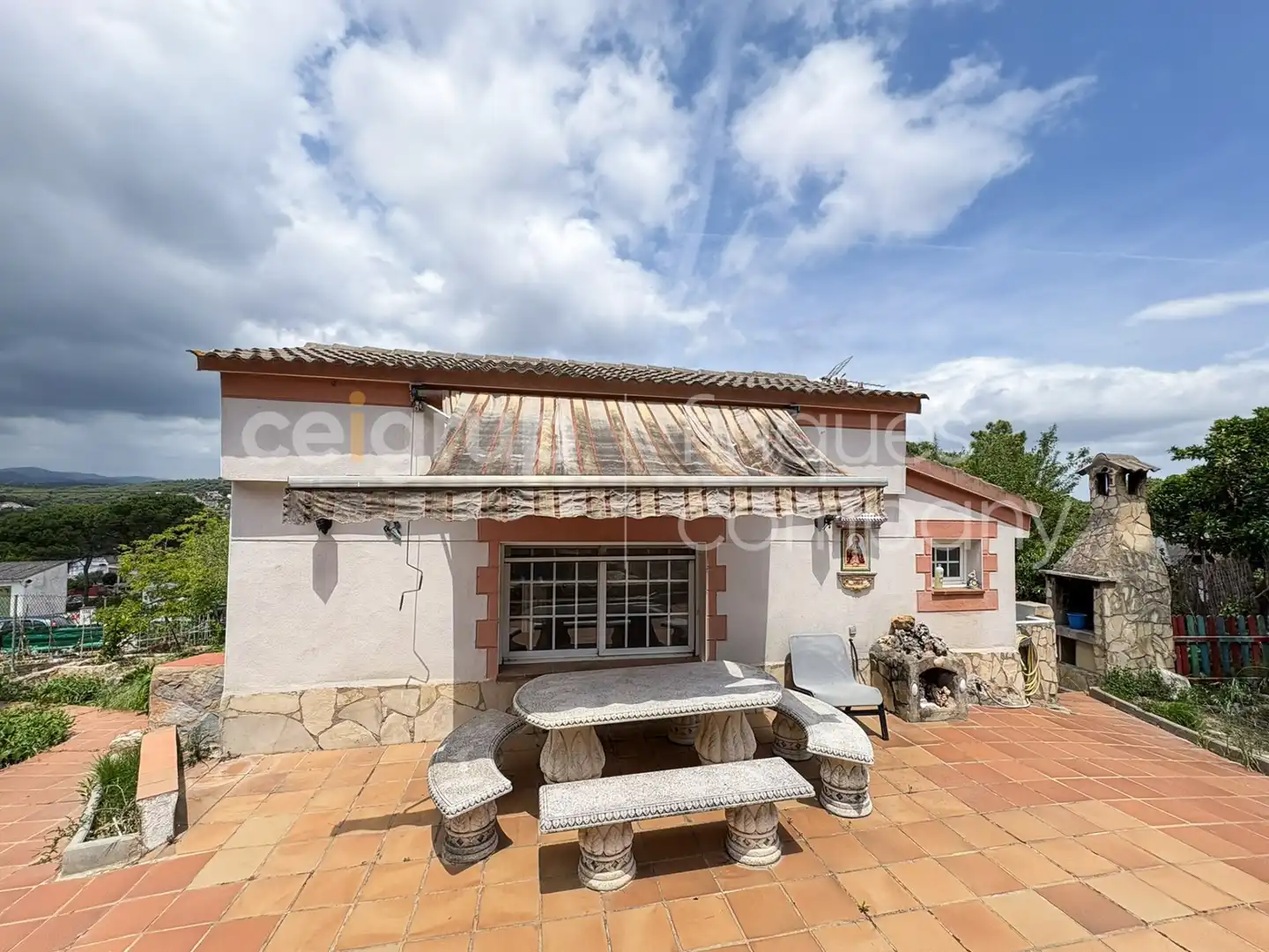 Vista exterior de Casa o xalet en venda en Maçanet de la Selva amb Calefacció, Terrassa i Traster