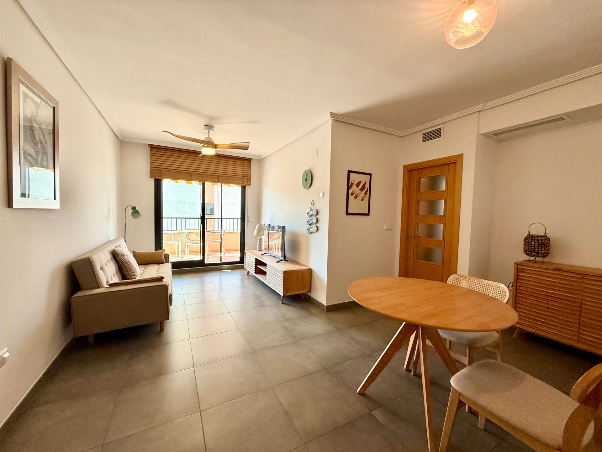 Wohnzimmer von Wohnungen zum verkauf in Almenara mit Klimaanlage, Heizung und Terrasse