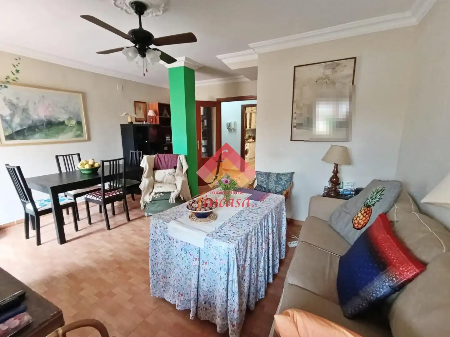 Sala de estar de Piso en venta en Ronda con Terraza, Trastero y Amueblado
