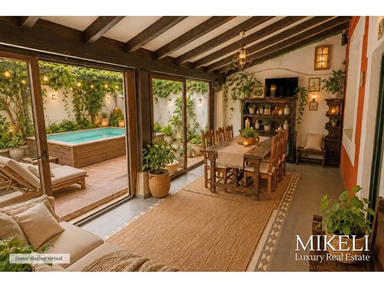 Terrasse von Haus oder Chalet zum Verkauf in Santander mit Heizung, Privatgarten und Parkett