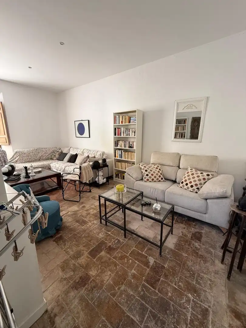 Sala d'estar de Casa o xalet en venda en Chimeneas amb Aire condicionat, Calefacció i Jardí privat