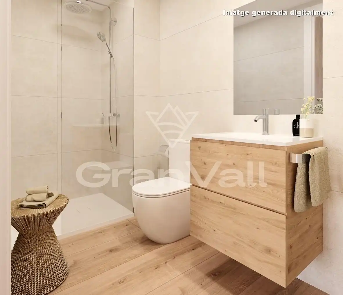 Baño de Dúplex en venta en Puigcerdà con Jardín privado, Terraza y Trastero