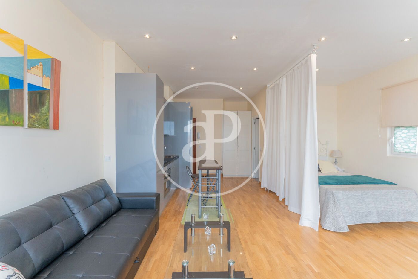 Bedroom of Loft to rent in  Madrid Capital  with Air Conditioner, Heating and Furnished