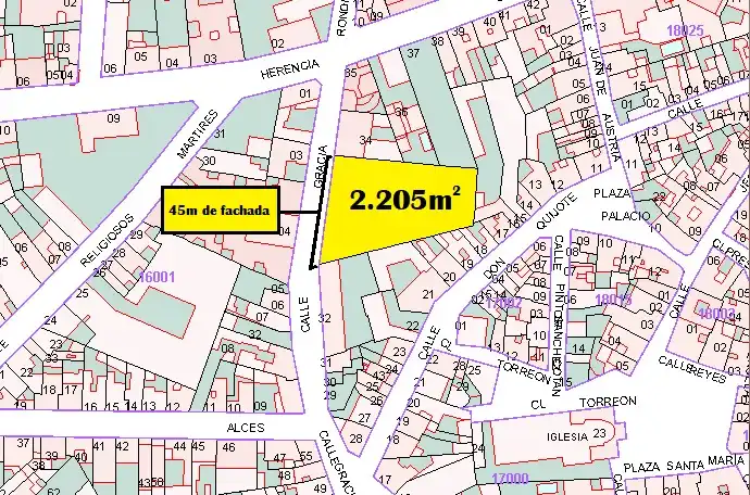 Terreno residenziale in vendita a Calle Gracia 5