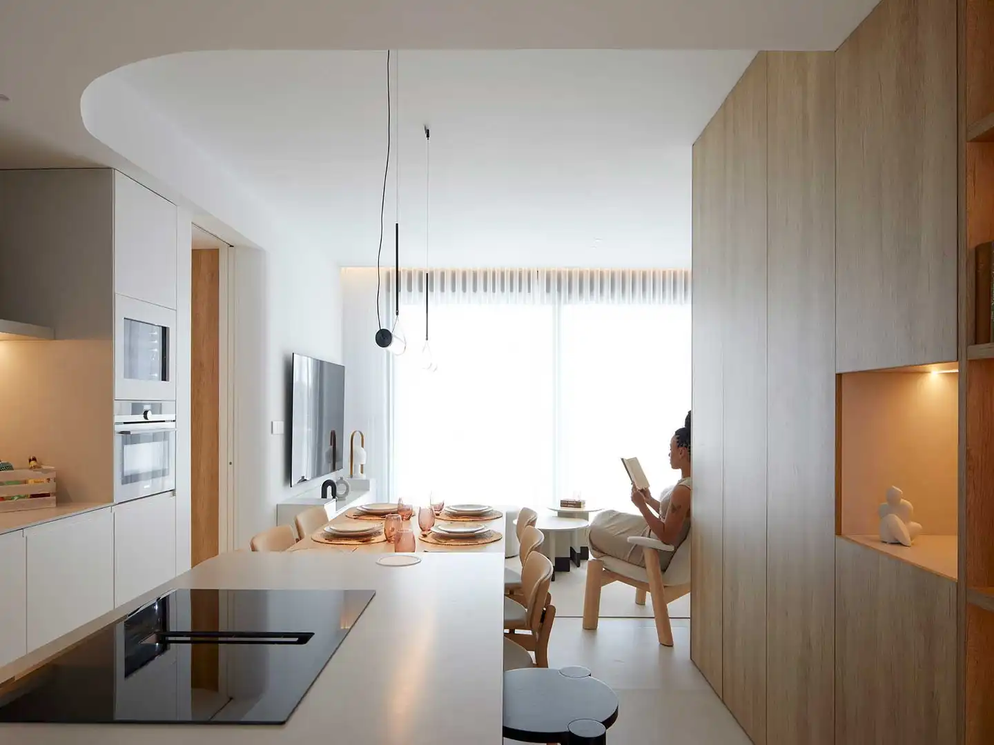 Sala de estar de Apartamento en venta en Cartagena con Calefacción y Piscina comunitaria