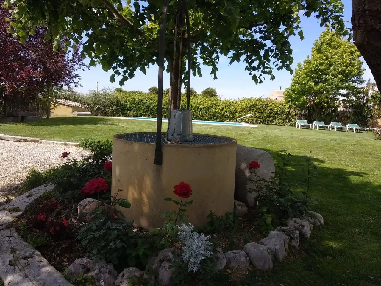 Jardí de Casa o xalet en venda en Vilanova de Bellpuig amb Calefacció, Jardí privat i Piscina