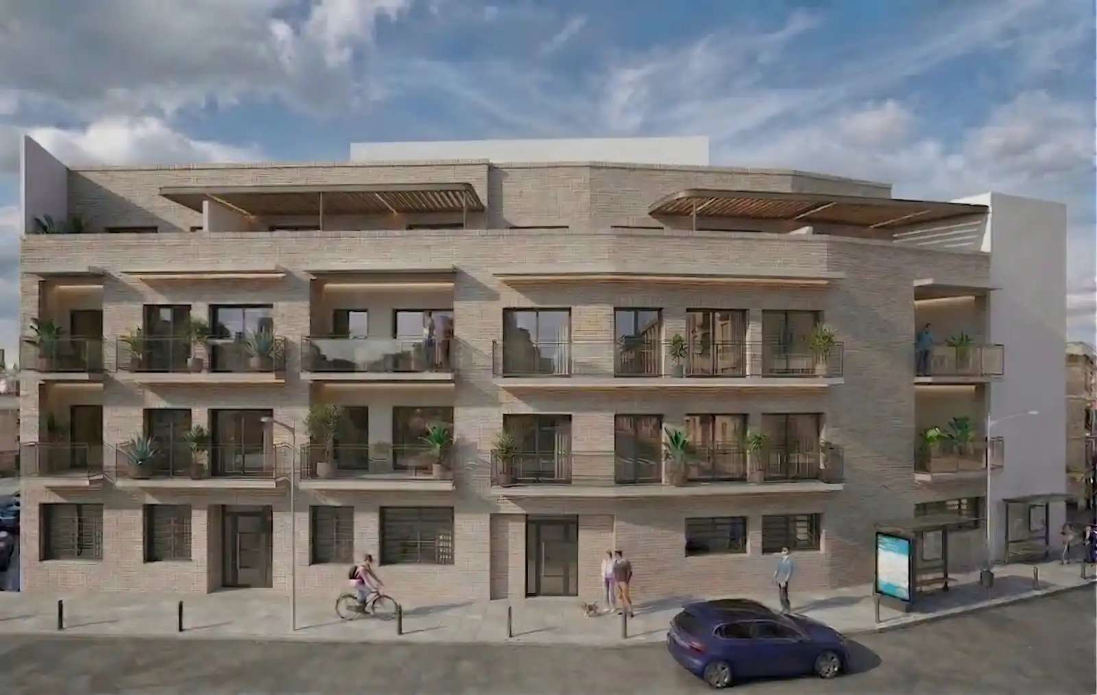 Vista exterior de Edificio en venta en Náquera