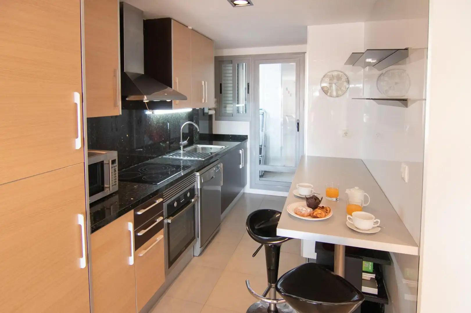 Cocina de Apartamento en venta en Dénia con Aire acondicionado, Calefacción y Terraza